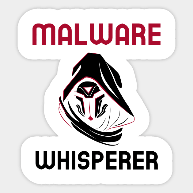 Shadow Malware Whisperer Cybersecurity Sticker by OldCamp